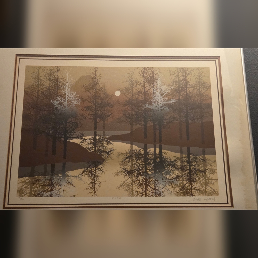 James Hagen Signed Framed Artwork